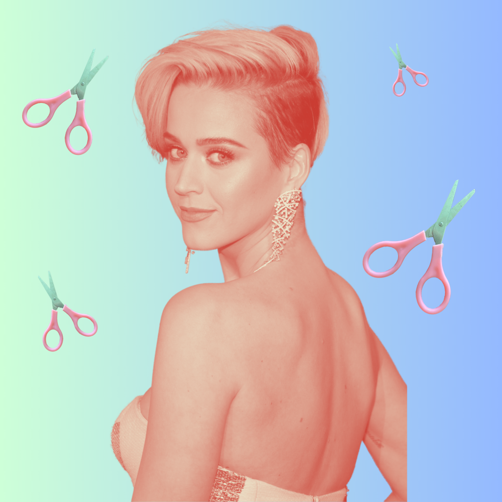 Katy Perry pixie cut
