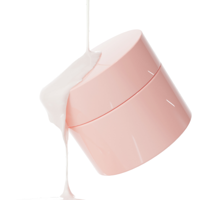 Empty beauty jar