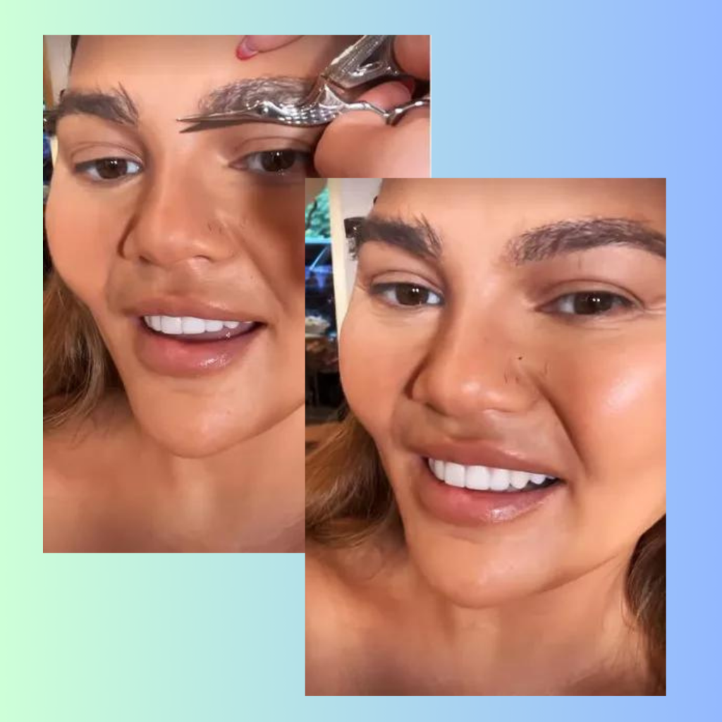 Chrissy Tiegen eyebrows