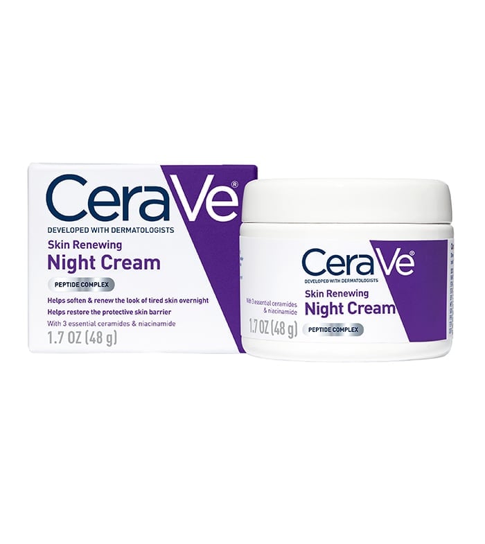 CeraVe Skin Renewing Night Cream - one of the best night creams worth repurchasing