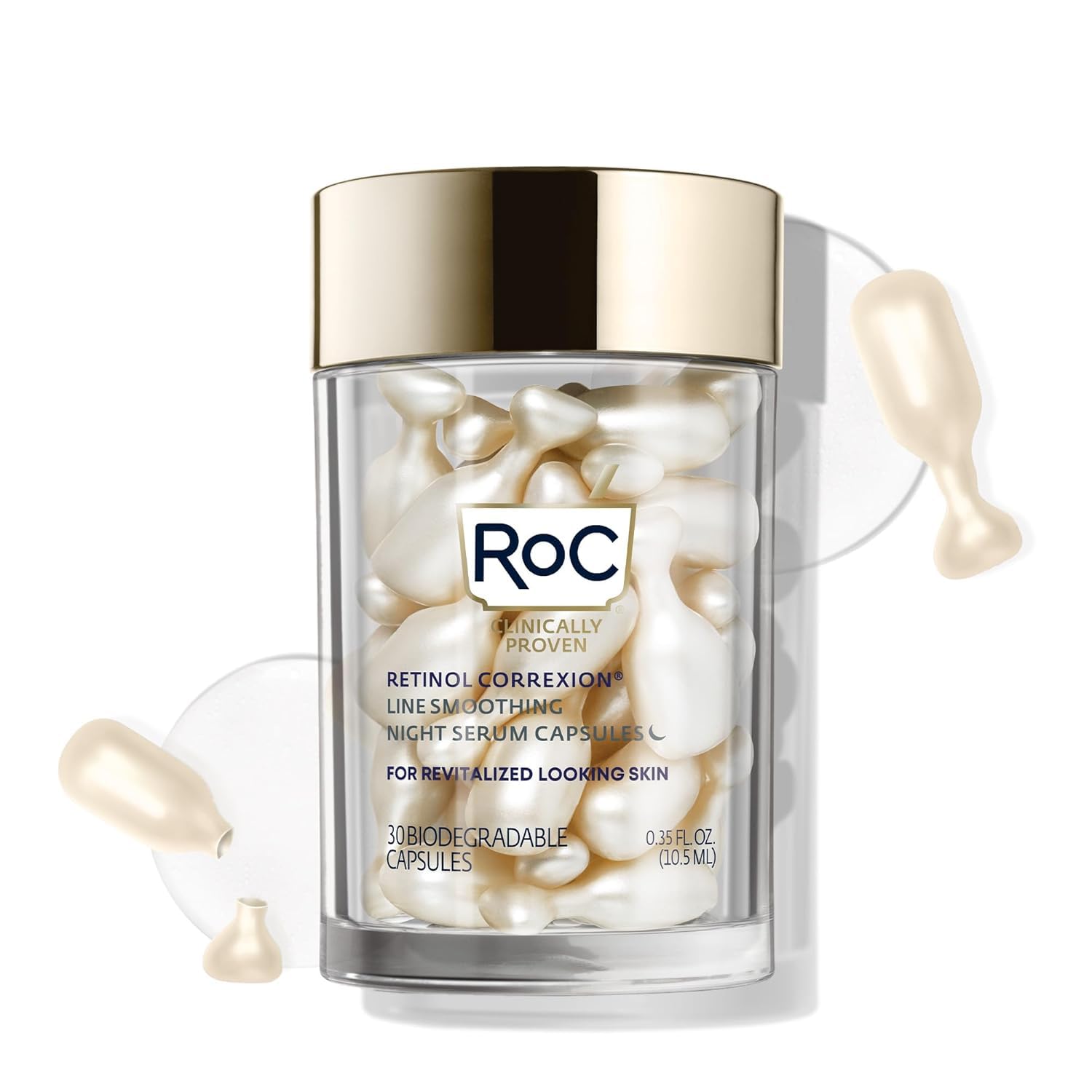 RoC Retinol Correxion Line Smoothing Night Serum - skincare mistakes over 60