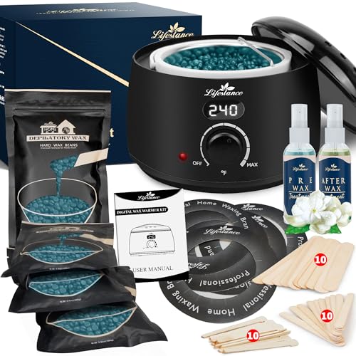 Lifestance Waxing Kit with Wax Warmer