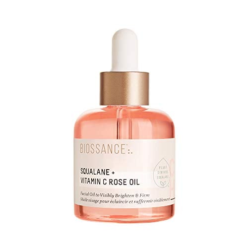 Biossance Squalane + Vitamin C Rose Advanced Facial Oil, 1 oz