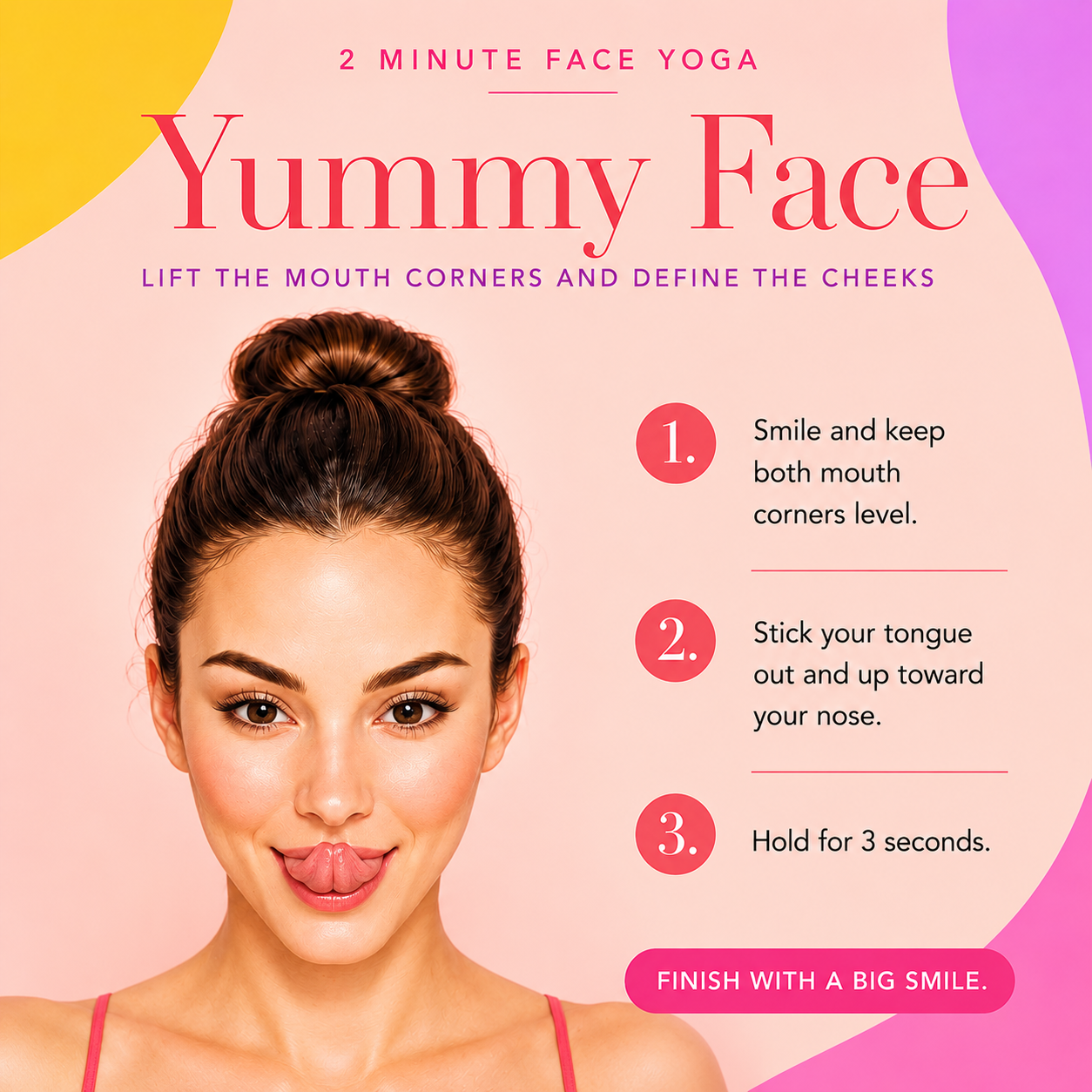 face yoga yummy face exercise