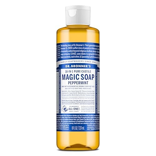 Dr Bronner's Pure Castile Liquid Soap Peppermint