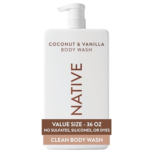 Native Body Wash Coconut Vanilla 36 oz