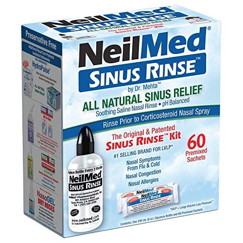 NeilMed Sinus Rinse saline nasal kit