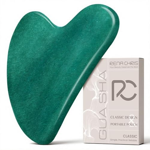 Rena Chris jade gua sha facial tool