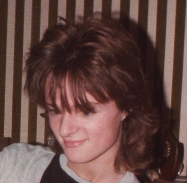 A 1985 snapshot of teased 1980s hair