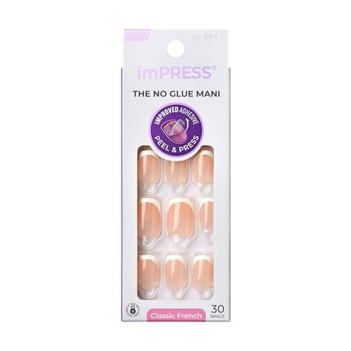 KISS imPRESS press-on nails French manicure