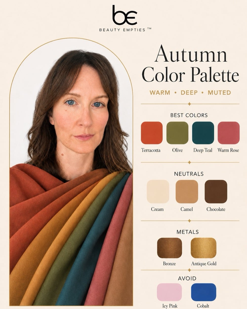 Autumn color palette