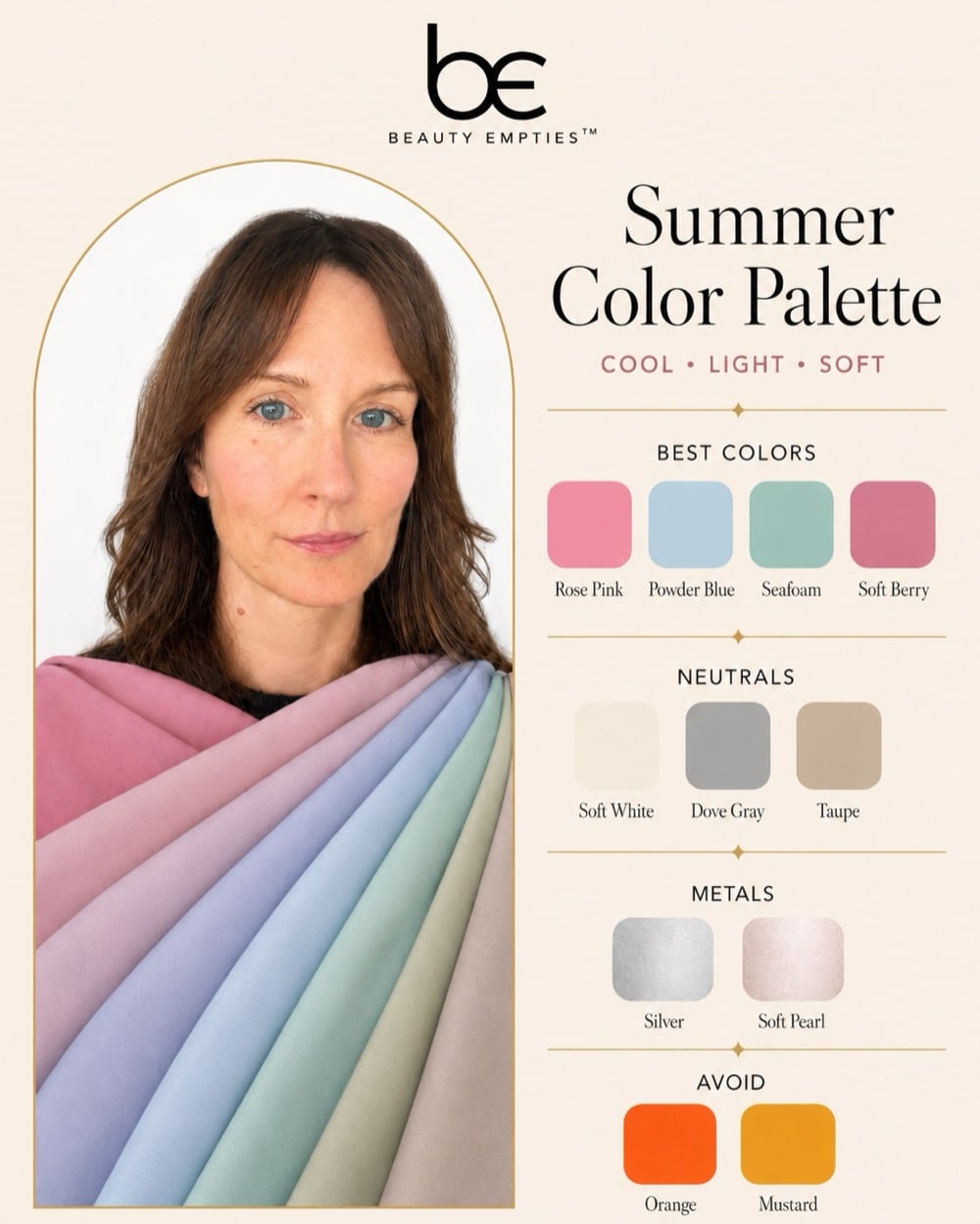 Summer color palette